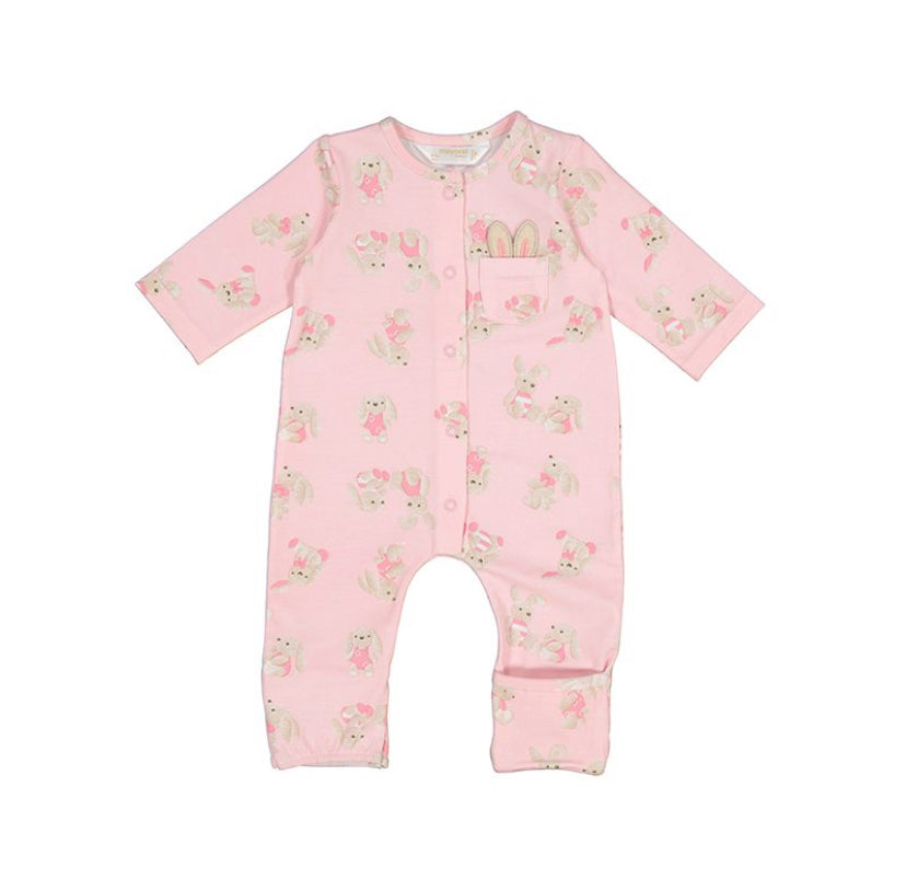 SS24 Mayoral - Pink Bunny Romper