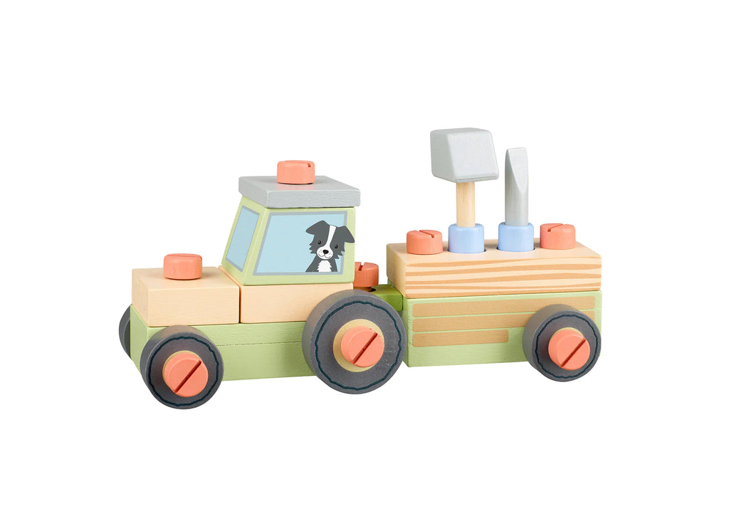 Orange Tree Toys - Buildable Tractor