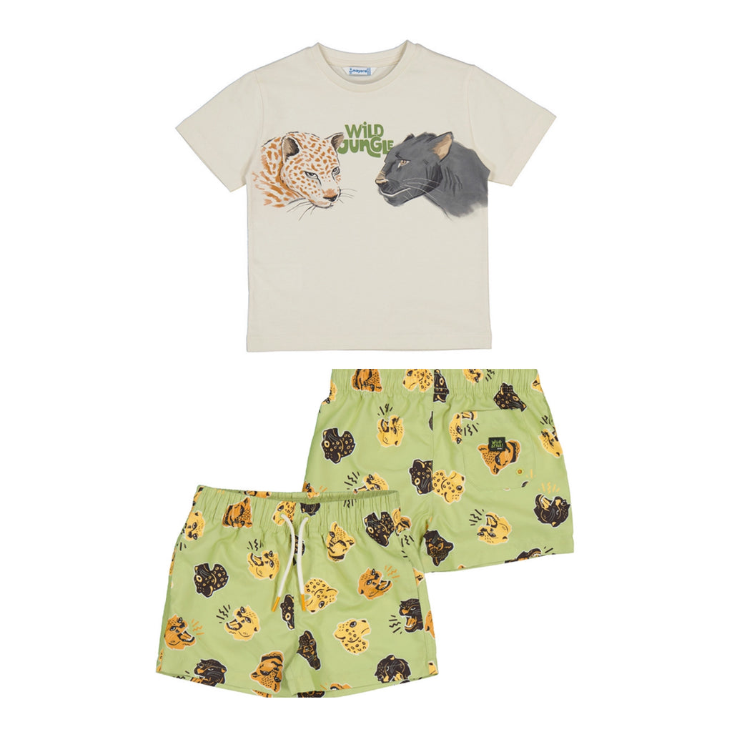 SS24 Mayoral - Swimming Trunk & Tee Set