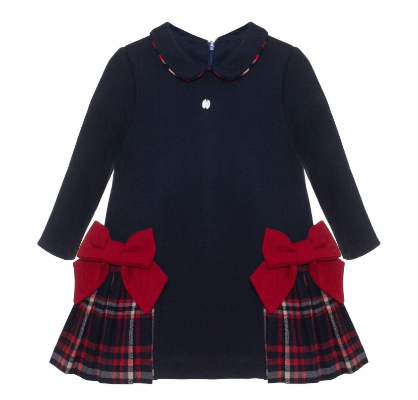 
AW24 Patachou - Navy Dress with Side Bows