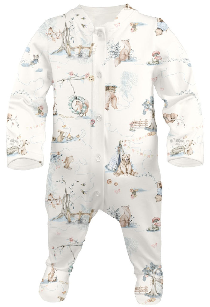 
AW24 Jamiks - Forest Animals Babygrow