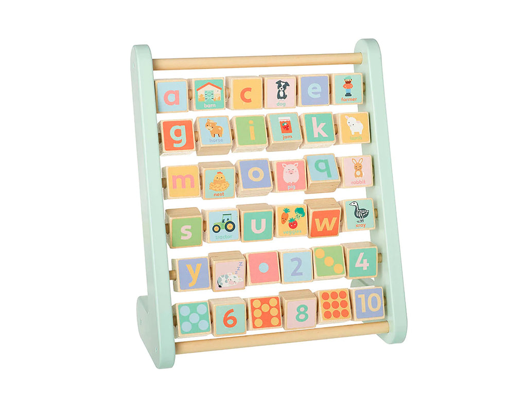 Orange Tree Toys - Farm Animal Alphabet Abacus