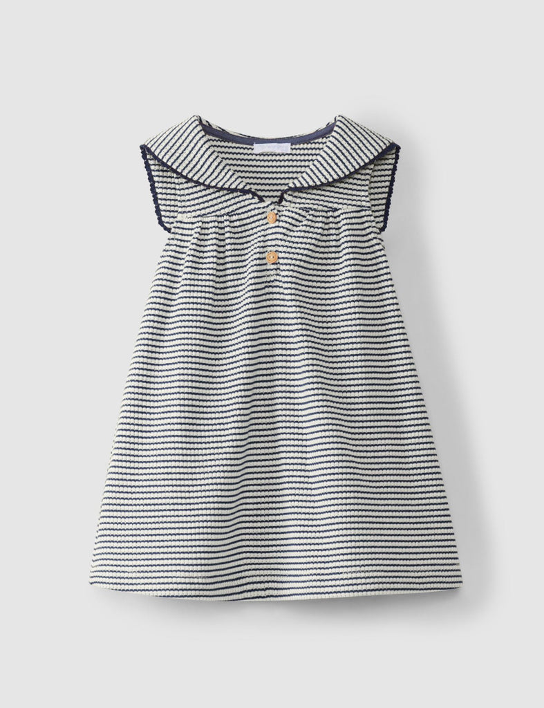 Laranjinha Grey Stripe Dress