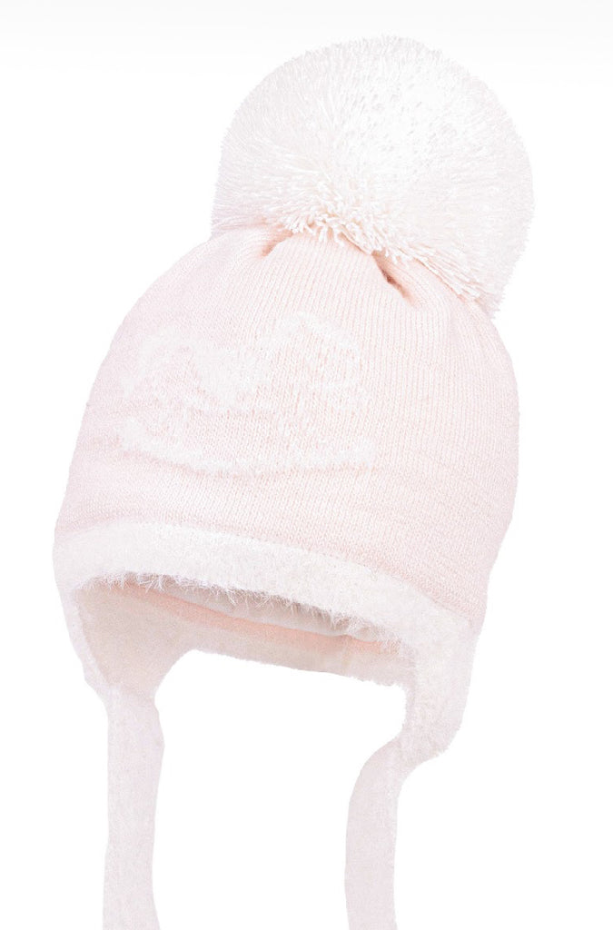 
AW24 JAMIKS - PONY IV Pompom Chin Hat Pink