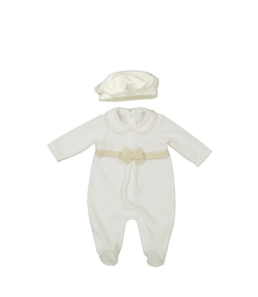 AW24 Mayoral - Babygrow with Beret
