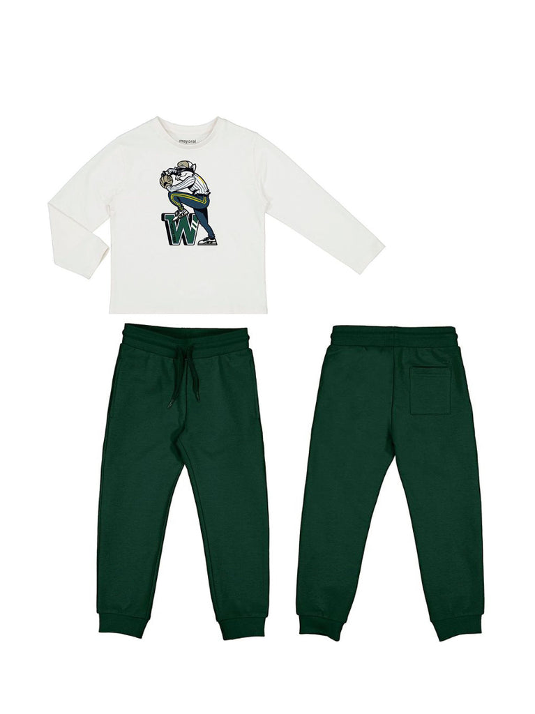 
AW24 Mayoral - Boys ‘Wolves’ Top and Cuffed Jogger Set