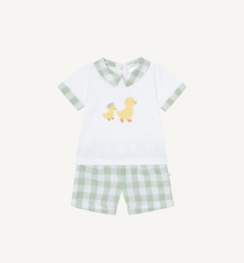 SS25 Deolinda - Duck Short Set
