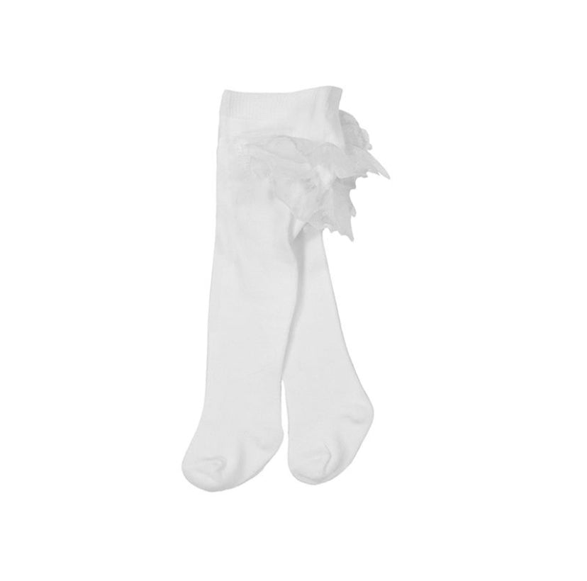 
AW24 Mayoral - Frill Tights White