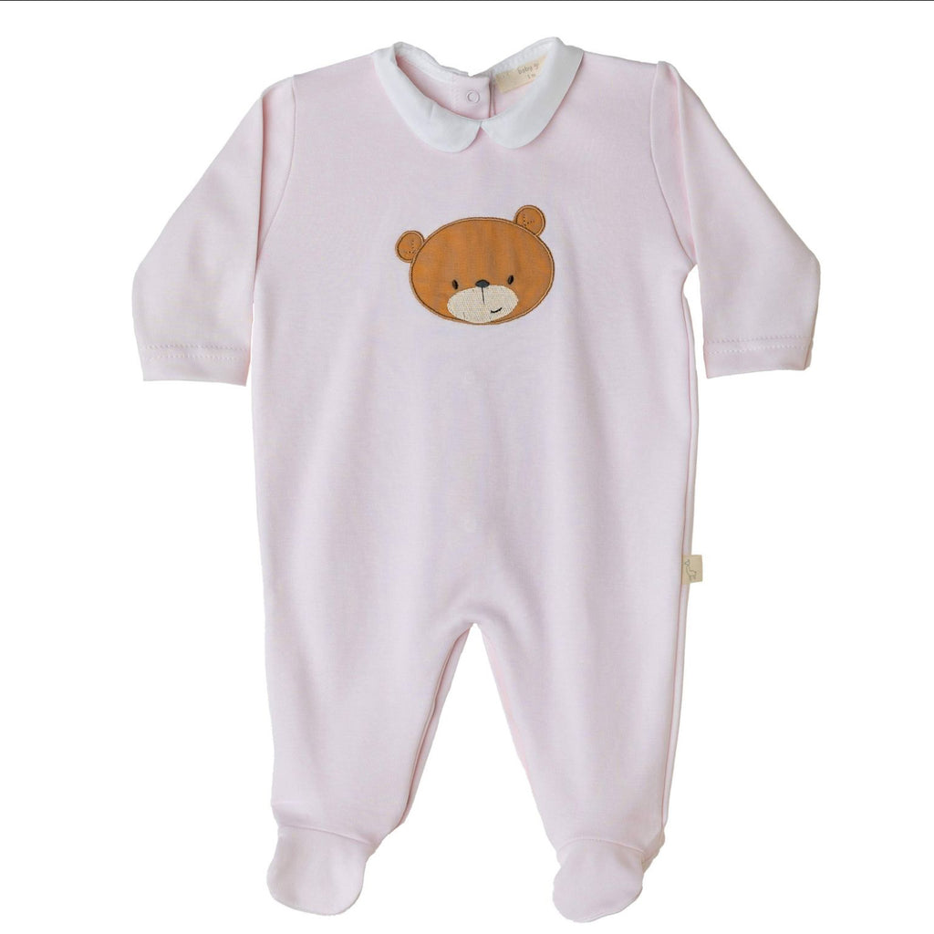 SS24 Baby Gi - Pink Little Bear Babygrow
