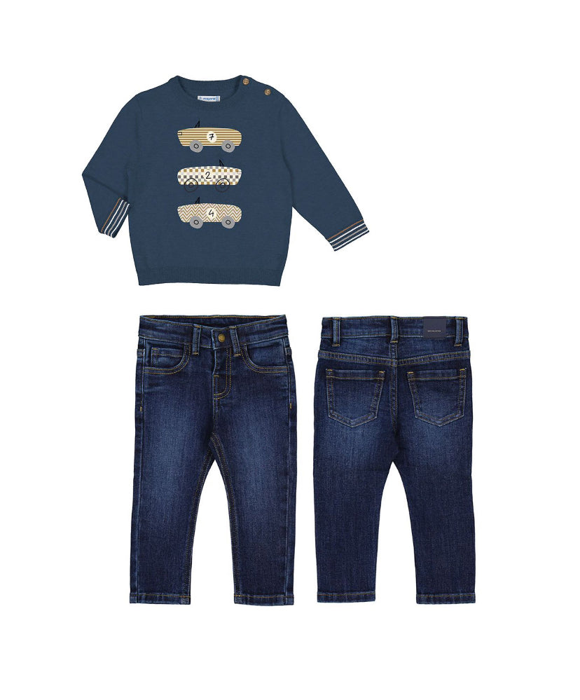 
AW24 Mayoral - Boys Top and Jeans Set