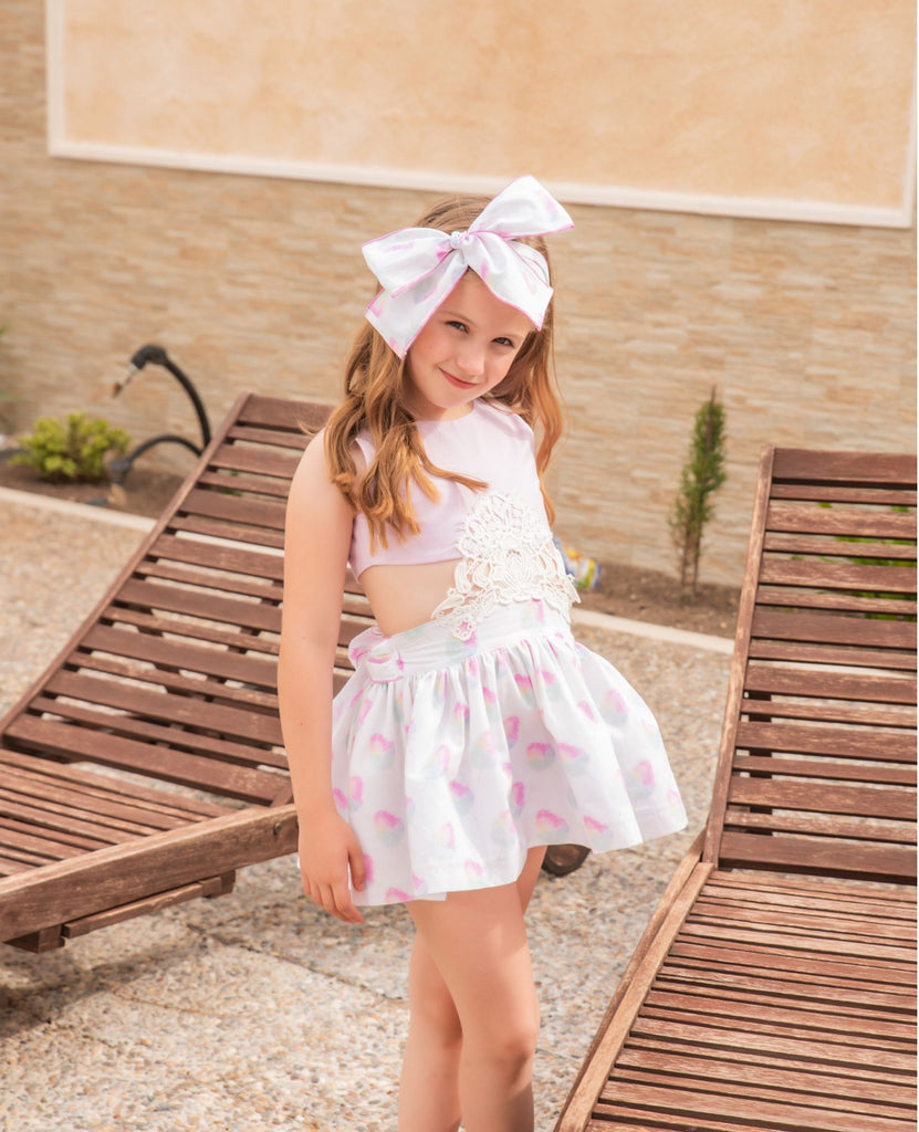 SS24 Babine Girls - Candy Floss Open Side Dress