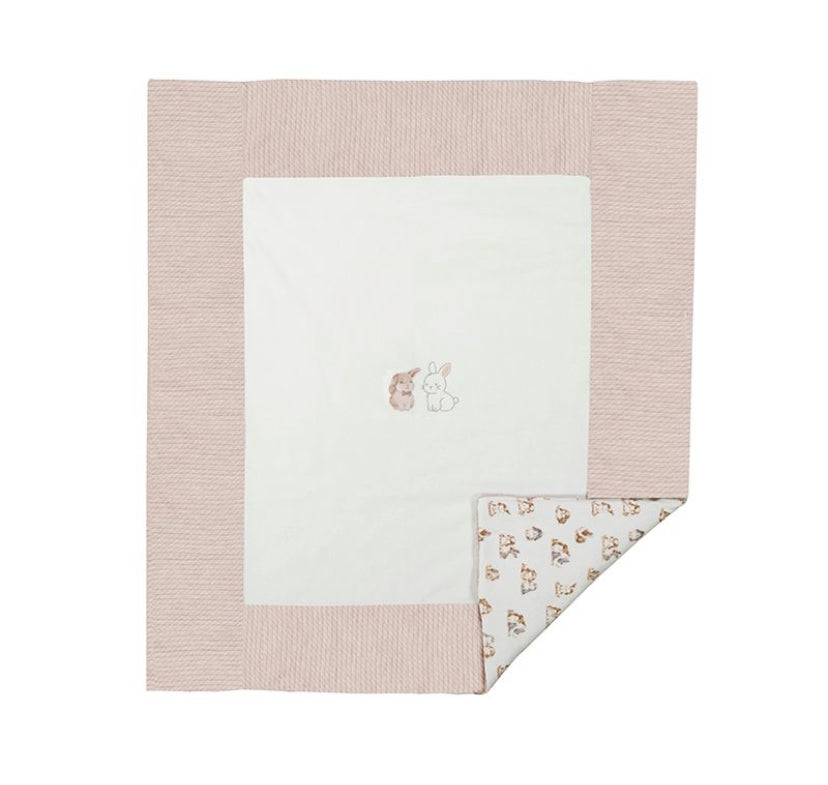 
AW24 Mayoral - Bunny Print Blanket Pink