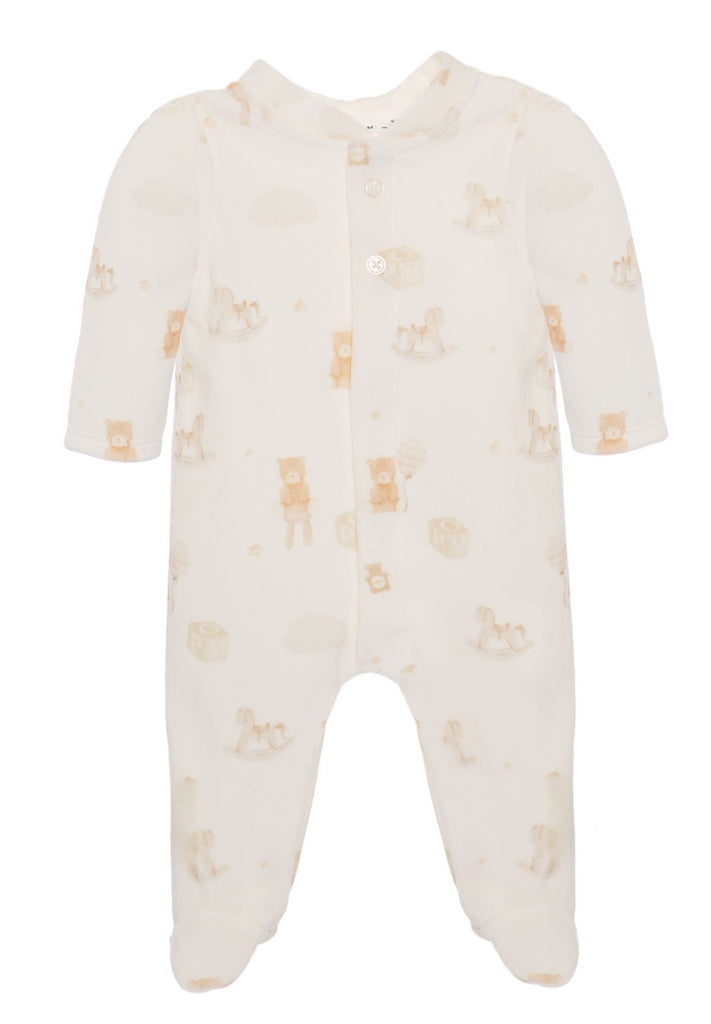 
AW24 Pompetitpom - Teddy Print Babygrow