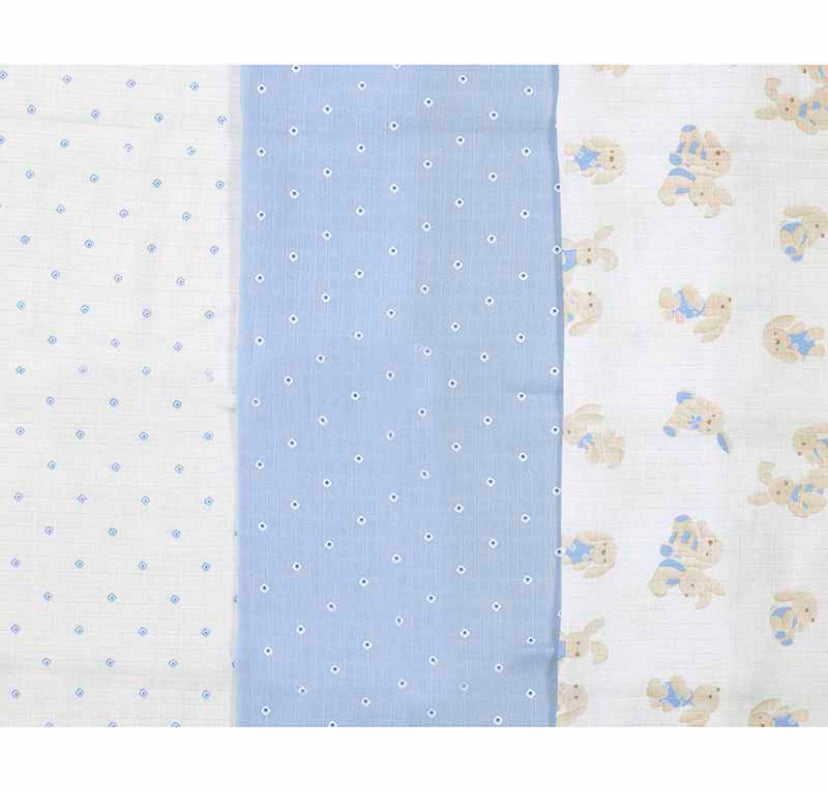 
AW24 Mayoral - 3 Pack Muslin Blue