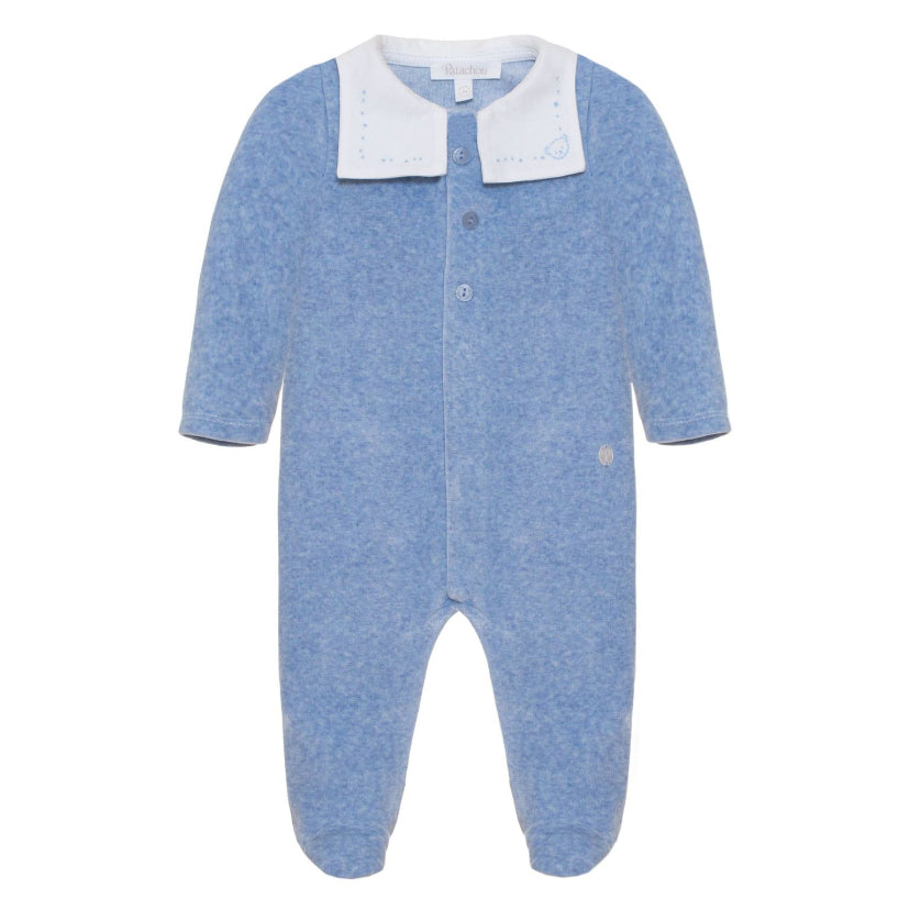 
AW24 Patachou - Melange Blue Babygrow