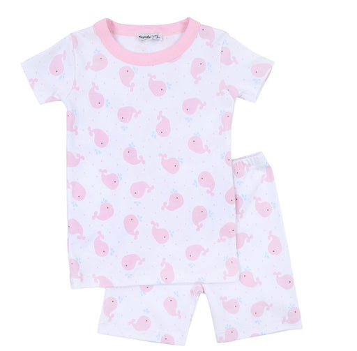 SS24 Magnolia Baby - Sweet Whales Pink Pyjamas 