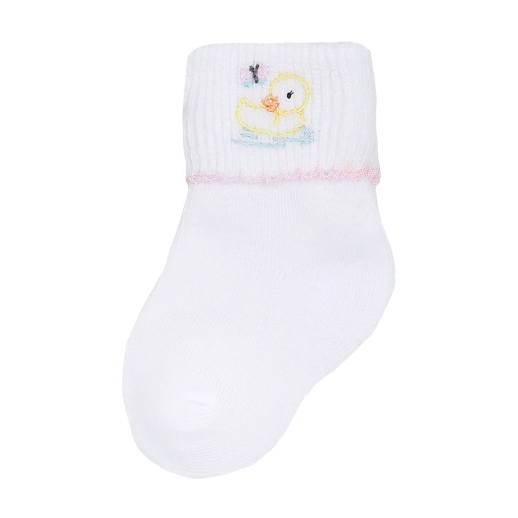 SS24 Magnolia Baby - Pink Vintage Duckies Socks
