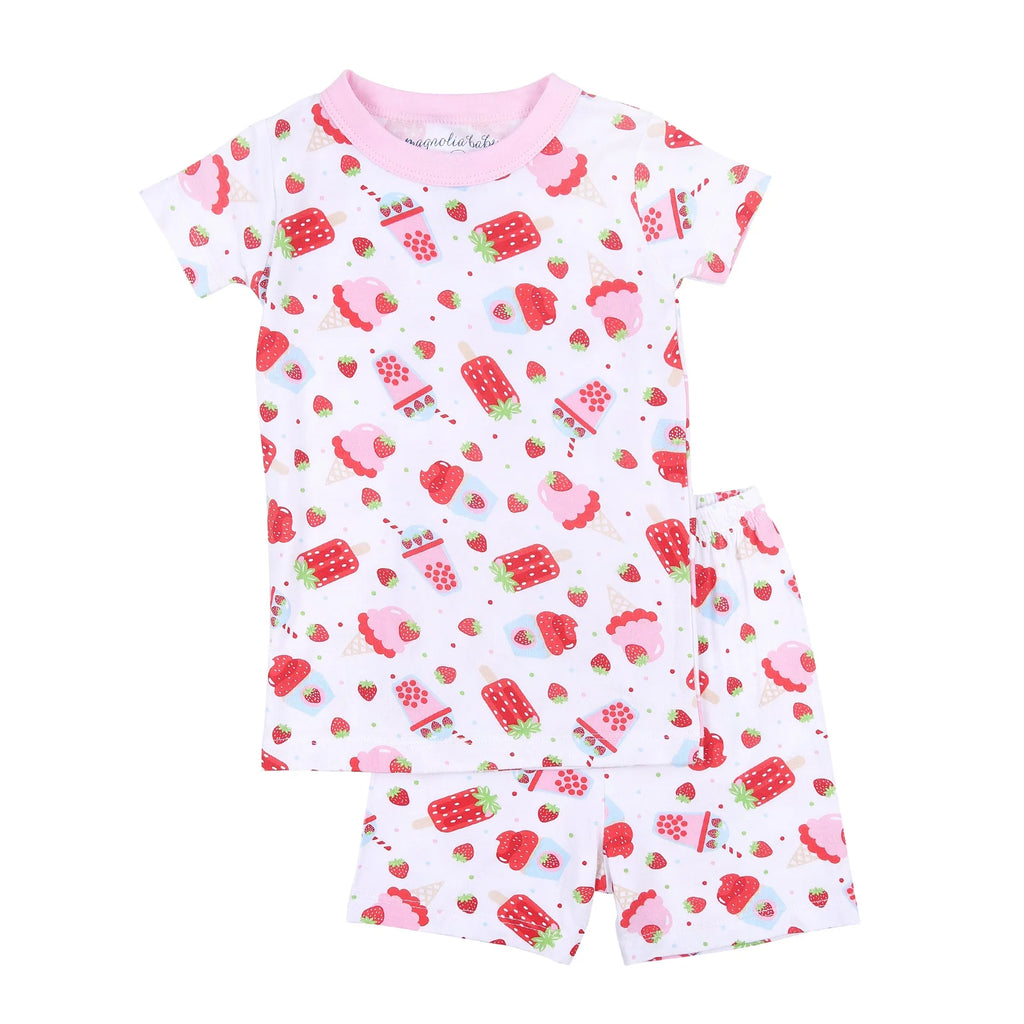 SS24 Magnolia Baby -  Strawberry Treats Pyjamas