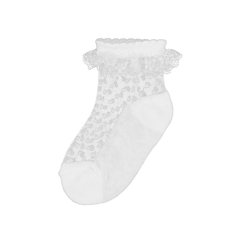 SS24 Mayoral - 10654 - Plumenti Sock White