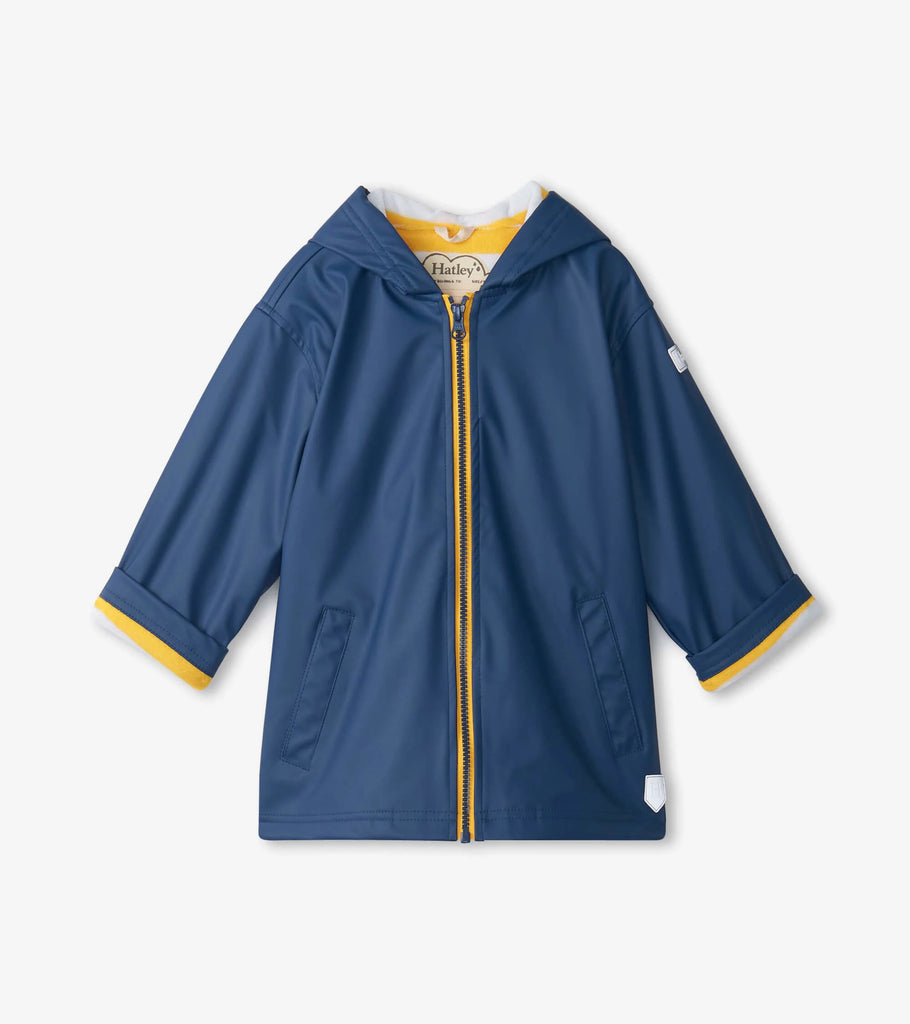 Hatley - Yellow & Navy Splash Jacket